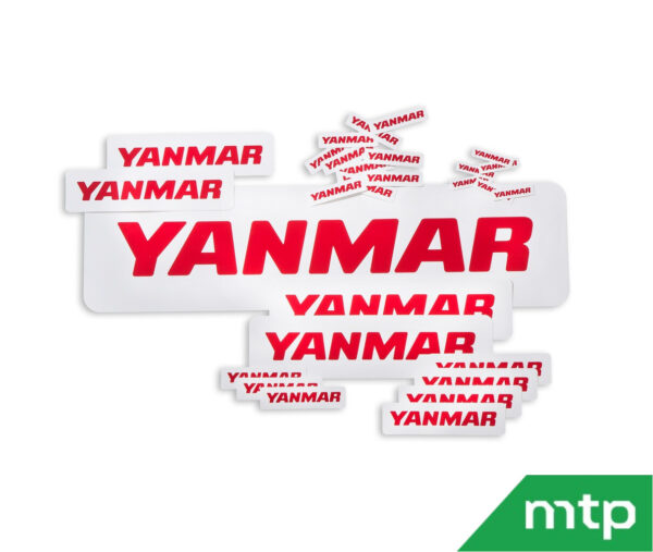 Jeu d'autocollants logo Yanmar