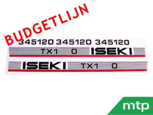 Autocollants pour capot Iseki TX