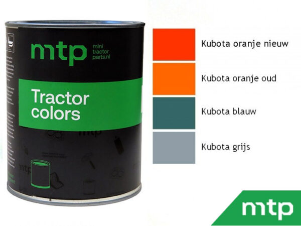 Peinture des couleurs Kubota