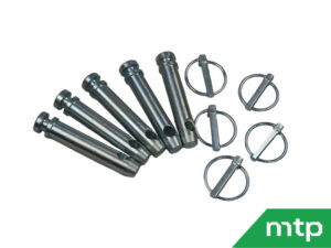 Jeu de 5 goupilles de barre supérieure et de 5 clips de verrouillage