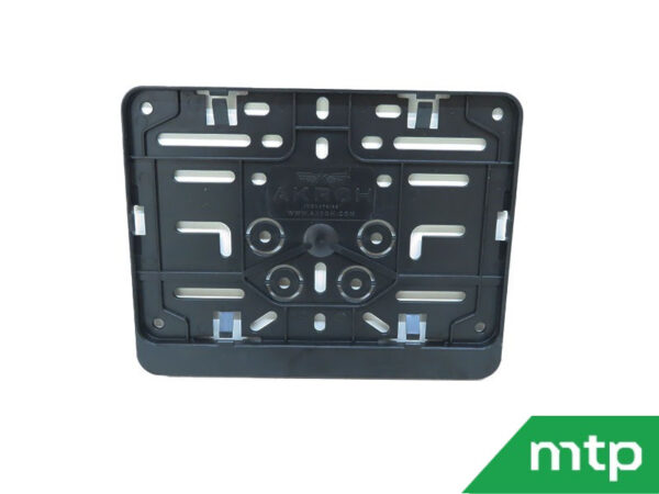Support de plaque d'immatriculation en plastique