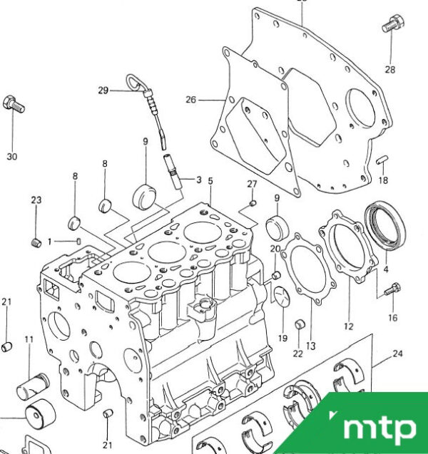 Joint de vilebrequin Iseki TU1400/1500/1600 – Image 2