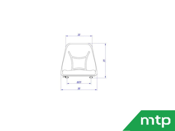 Siège de tracteur universel compact – Image 6