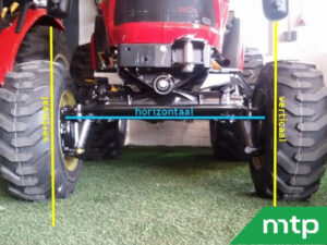 Joint d'essieu avant 4wd vertical Kubota L/GL large