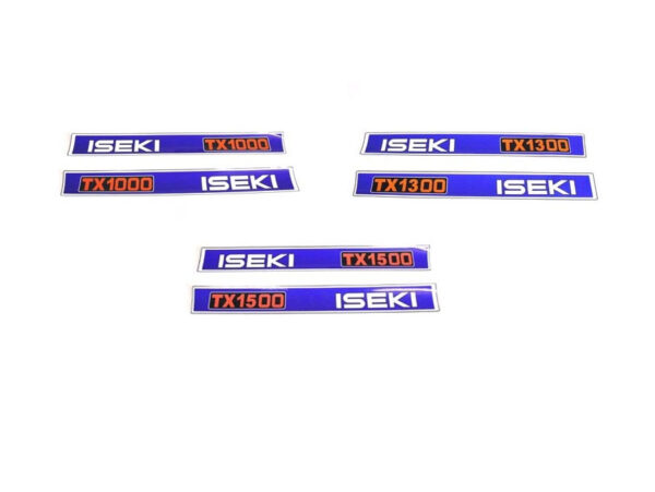 Autocollants pour capot Iseki TX