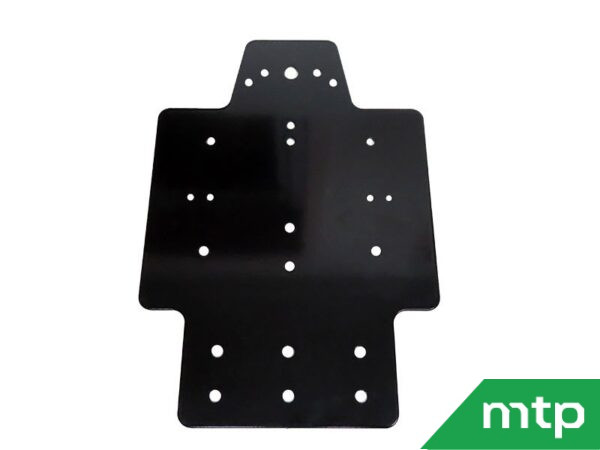 Support de plaque d'immatriculation 210 x 143 métal deluxe