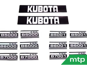 Stickers de capot Kubota B
