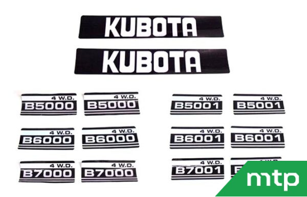 Stickers de capot Kubota B