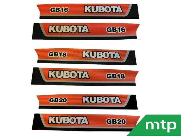 Stickers de capot Kubota GB