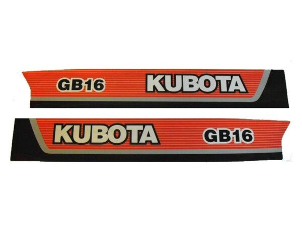 Stickers de capot Kubota GB – Image 2