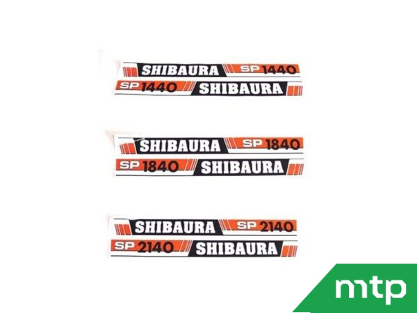 Autocollants pour capot de Shibaura SP