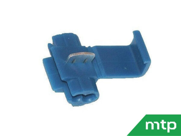 Jeu de 6 bornes de dérivation bleues