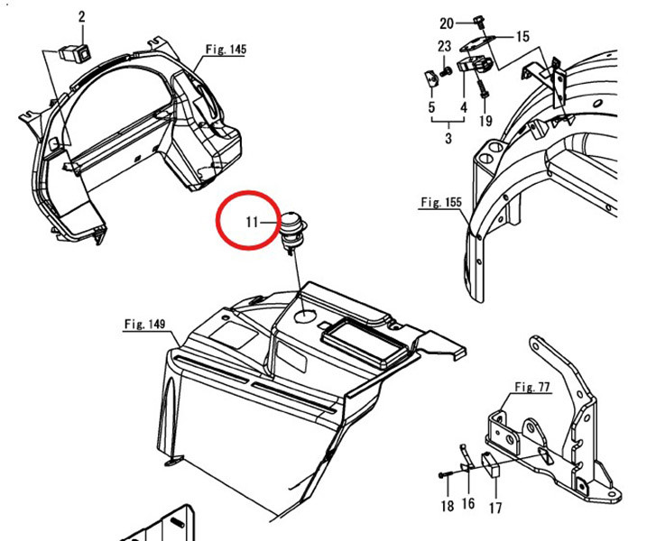 Interrupteur de prise de force Yanmar YT / YM - 1A7340-52290 – Image 3
